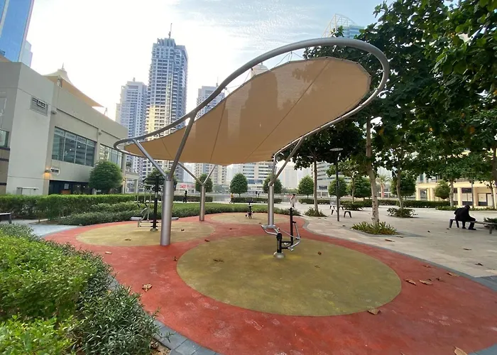 Delux Studio Apartment Dubai Marina The Bay 5 Min Beach Jbr & 3 Min To Tram Station