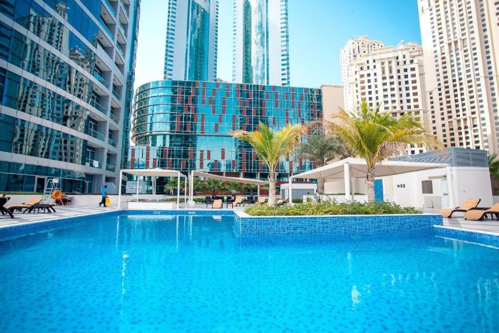 Delux Marina The Bay 5 Min Jbr & 3 Min To Tram Station Appartamento Dubai